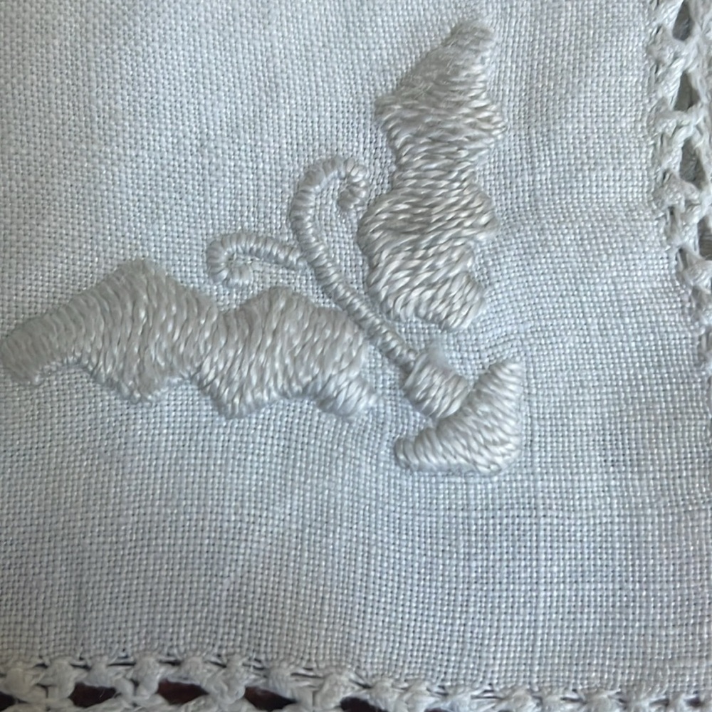 Vintage Handkerchief bundle Linen Cotton embroidered - Picture 13 of 13